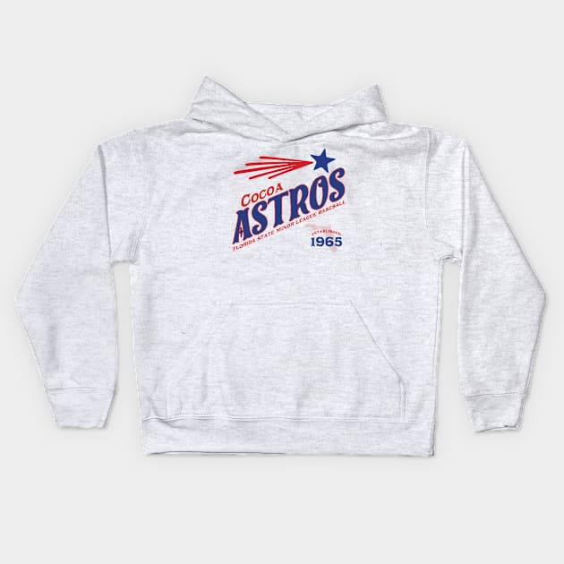 Cocoa Astros Kids Hoodie by MindsparkCreative